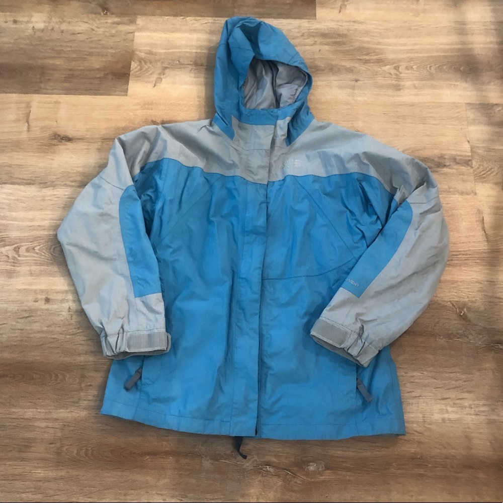 GIRLS north face rain jacket